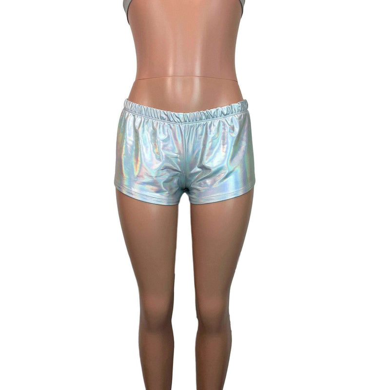 Rave Shorts - Opal Holographic - Peridot Clothing