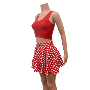 Red Polka Dot Outfit - Costume - Peridot Clothing