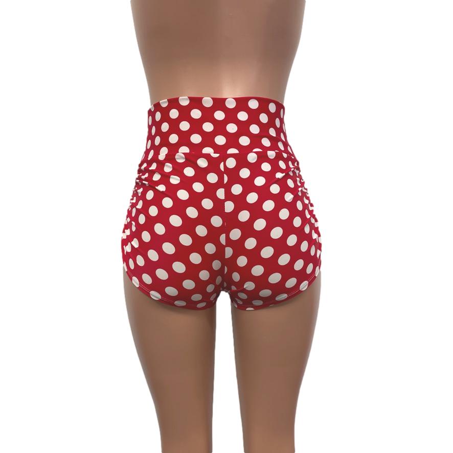 Ruched Booty Shorts– Peridot Clothing