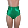 Scrunch High Waist Bikini - Green Sparkle - Peridot Clothing