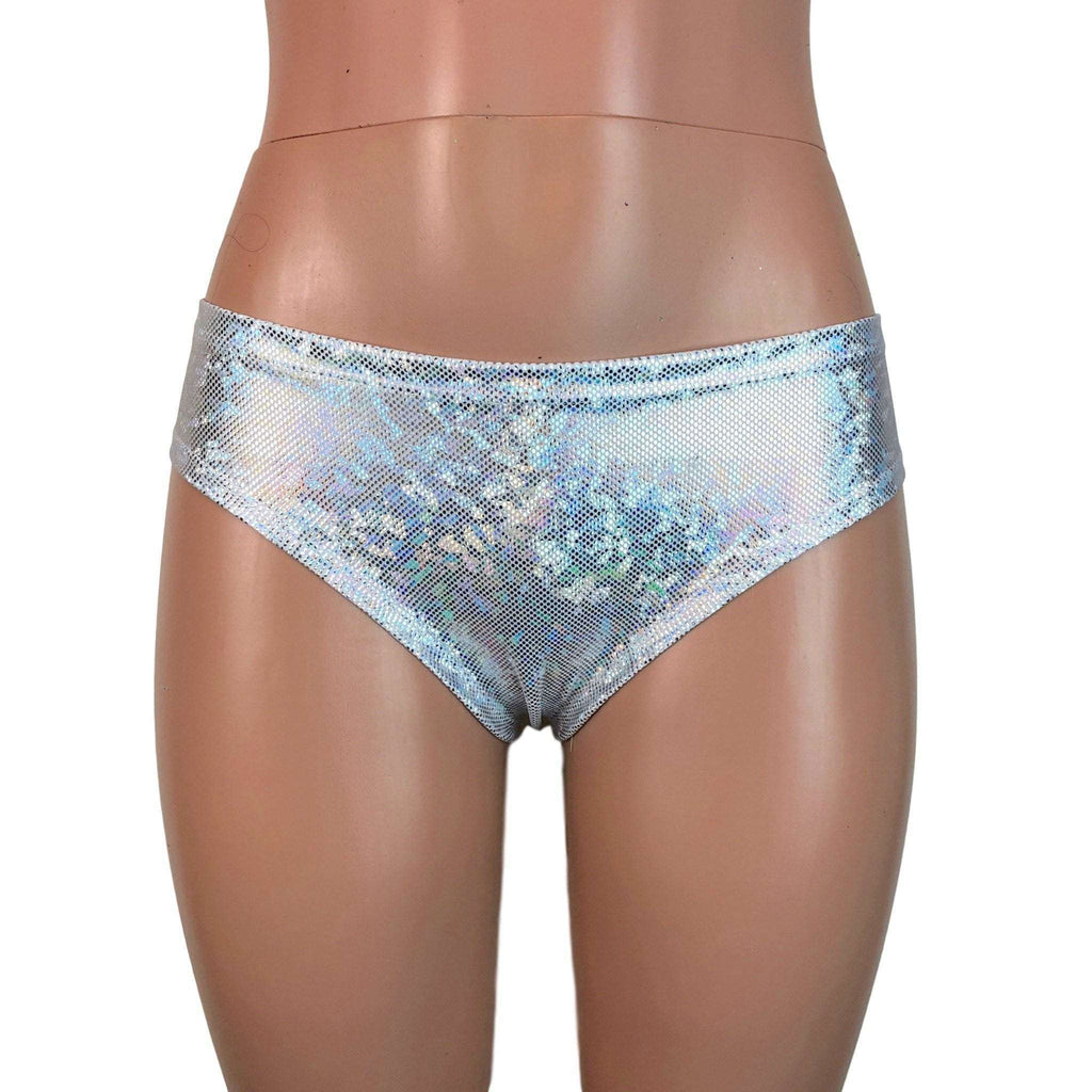 Silver Shattered Glass Cheeky - Peridot Clothing