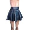 Skater Skirt - Black Holographic - Peridot Clothing