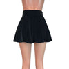 Skater Skirt - Black Velvet - Peridot Clothing
