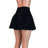 Skater Skirt - Black Velvet - Peridot Clothing