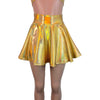 Skater Skirt - Gold Opal Holographic - Peridot Clothing