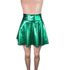 Skater Skirt - Green Metallic - Peridot Clothing