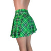 Skater Skirt - Green Plaid - Peridot Clothing