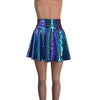 Skater Skirt - Holographic Mermaid - Peridot Clothing