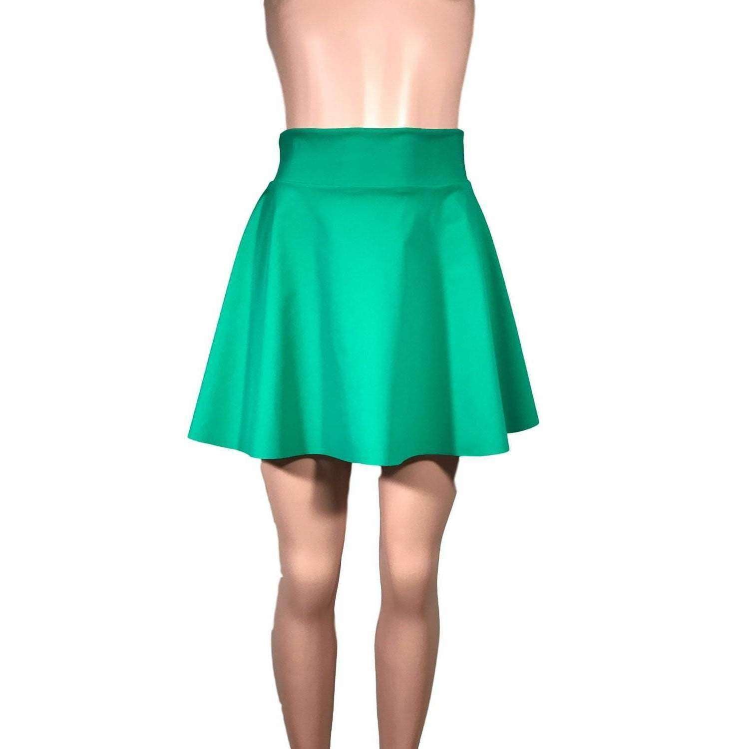 Skater Skirt - Kelly Green Spandex Small Skater Skirt - Kelly Green Spandex Small
