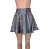 Skater Skirt - Mauve Snakeskin Holographic - Peridot Clothing