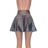 Skater Skirt - Mauve Snakeskin Holographic - Peridot Clothing