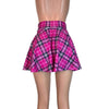 Skater Skirt - Pink Plaid - Peridot Clothing