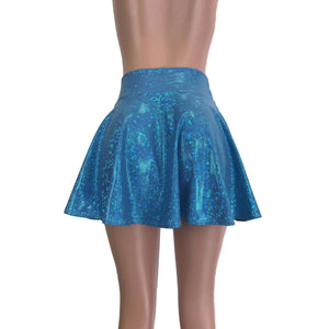 Skater Skirt - Turquoise Shattered Glass - Peridot Clothing