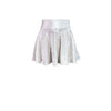 Skater Skirt - White Crushed Velvet - Peridot Clothing