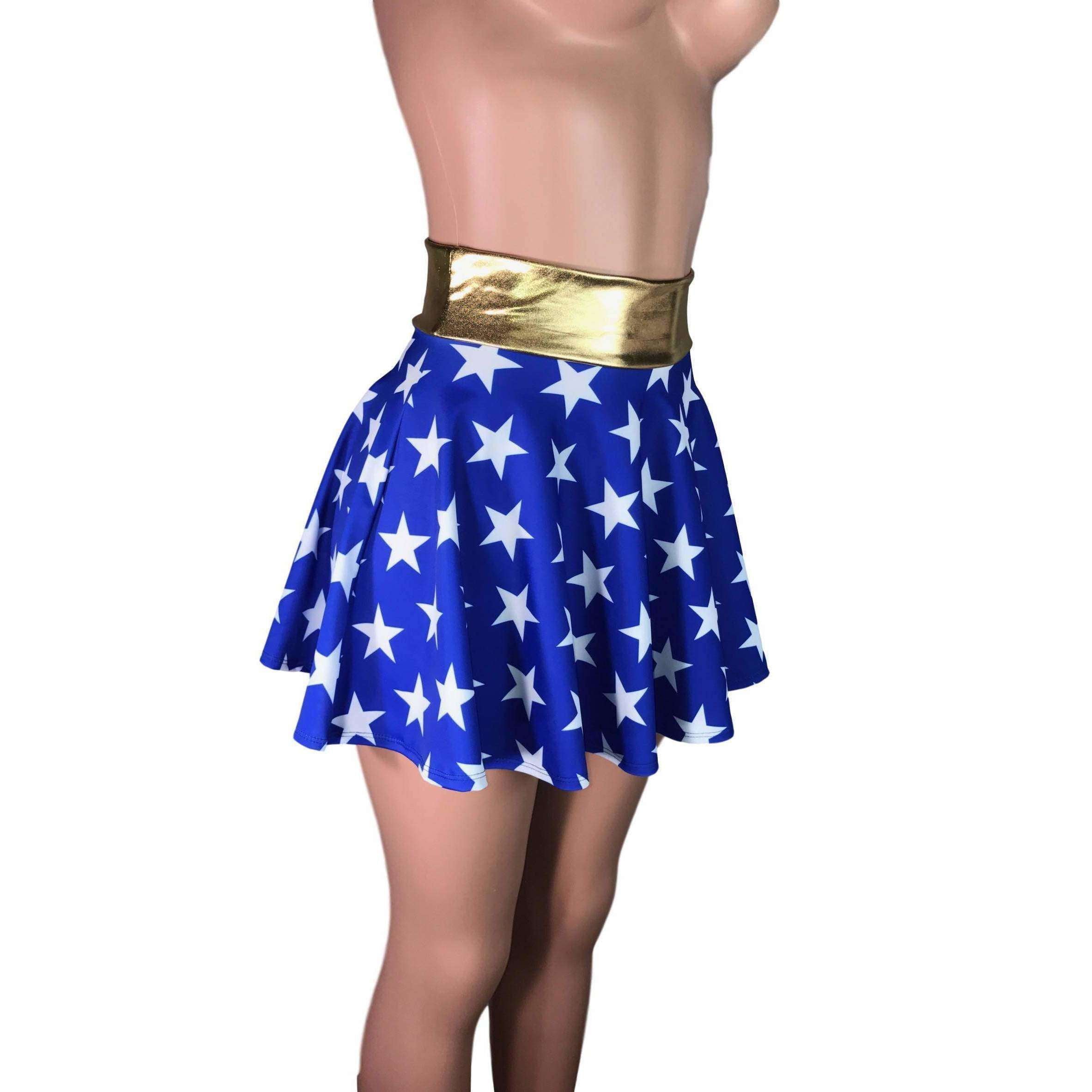 her universe wonder woman reversible skater dress DC Comics Wonder Woman Vintage Print Skater Dress