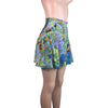 Splatter High Waisted Skater Skirt - Clubwear, Rave Wear, Mini Circle Skirt - Peridot Clothing
