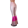 Tiered Bell Bottom Flares - Pink Mermaid Scales - Peridot Clothing