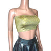 Tube Top Bandeau - Gold Shattered Glass - Peridot Clothing